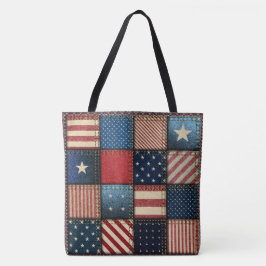 Americana über Print Tasche 1