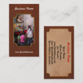 Americana - Umhüllungsschokoladen-Eiscreme Visitenkarte (Vorne/Hinten)