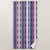 Americana US Flagge Strandtuch (Vorderseite)