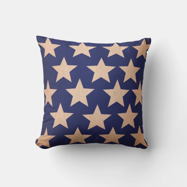 Americana Vintag Stars Pillow Kissen (Vorderseite)