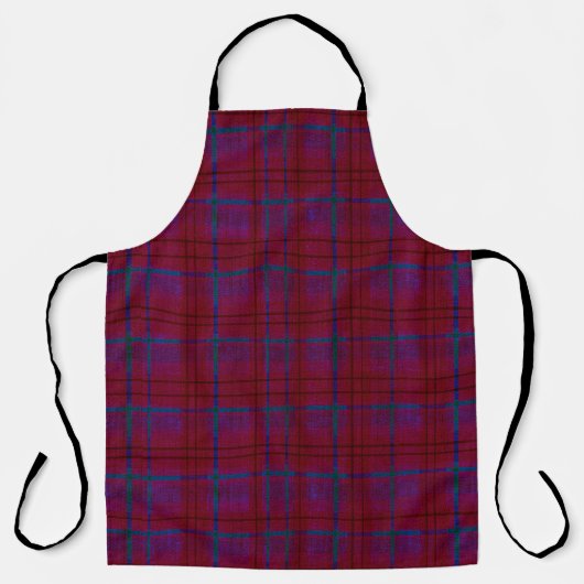 Americana Weathered Plaid Apron Schürze (Vorderseite)