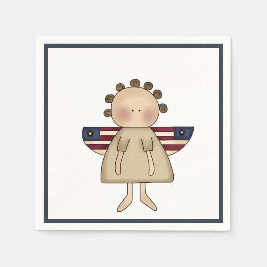 Americana Weißbuch Napkins Serviette (Vorderseite)