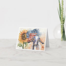 Americana-Ziege von Sherry Karte