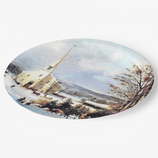 Americanagehen zum pappteller (Schrägansicht)