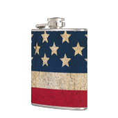 AmericanaUS Flagge-Gewohnheits-Flasche Flachmann (Links)