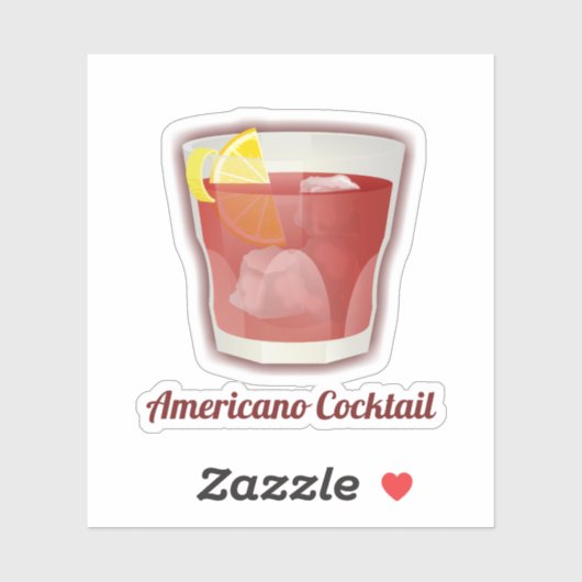 Americano Aufkleber (Blatt)