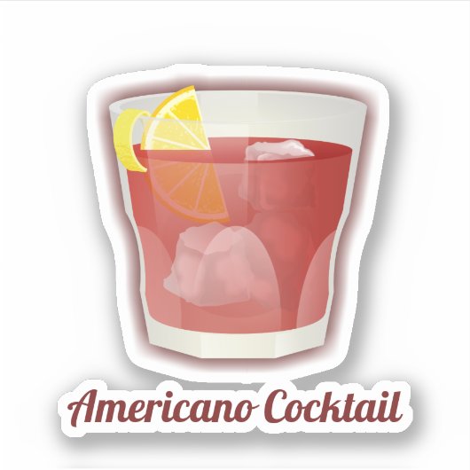 Americano Aufkleber (Vorderseite)