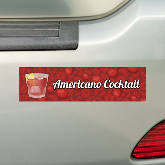 Americano-Cocktail Autoaufkleber (Auf Auto)