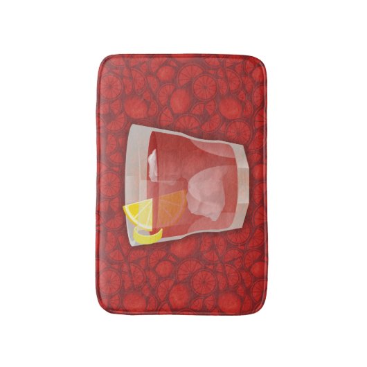 Americano-Cocktail Badematte (Vorderseite Vertikal)