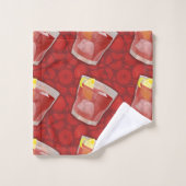 Americano Cocktail Badhandtuch Set (Waschlappen)
