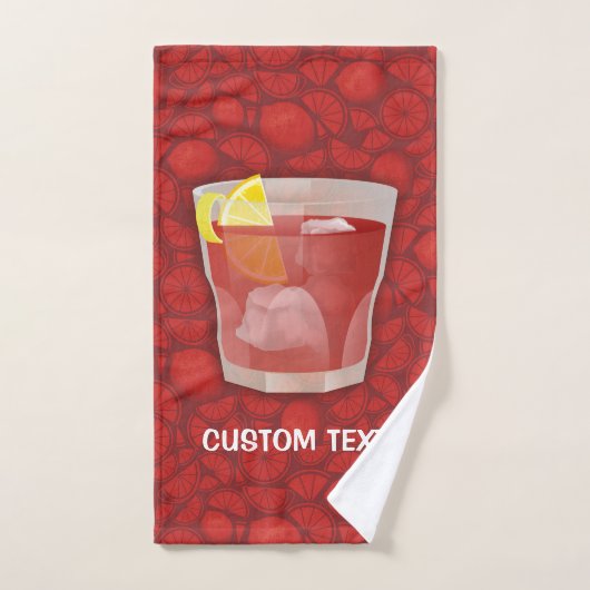 Americano Cocktail Badhandtuch Set (Handtuch)