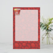 Americano-Cocktail Briefpapier (Stehend Vorderseite)