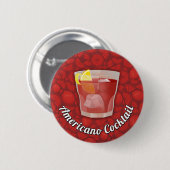 Americano Cocktail Button (Vorne & Hinten)