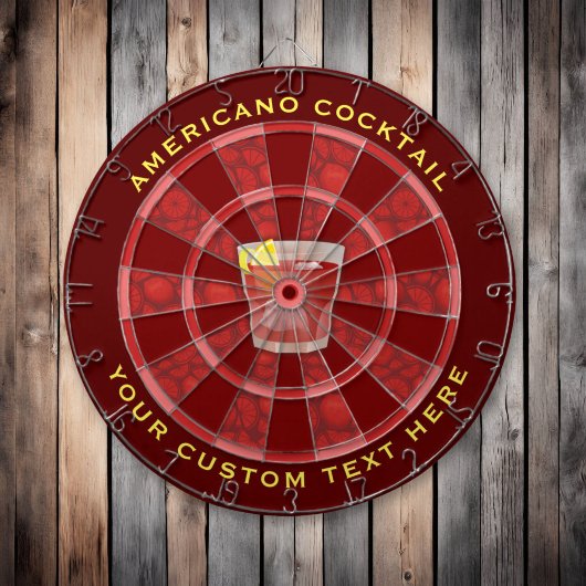 Americano Cocktail Dartscheibe