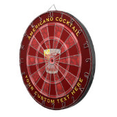 Americano Cocktail Dartscheibe (Vorderseite rechts)