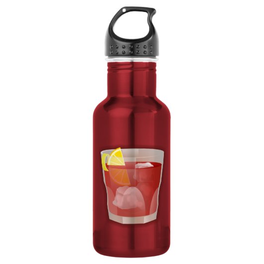 Americano-Cocktail Edelstahlflasche (Vorderseite)