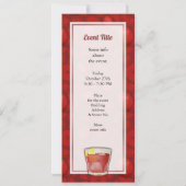 Americano Cocktail Einladung (Rückseite)