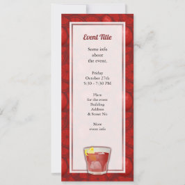 Americano Cocktail Einladung