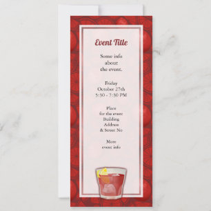 Americano Cocktail Einladung