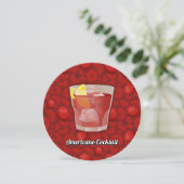 Americano Cocktail Einladung (Stehend Vorderseite)