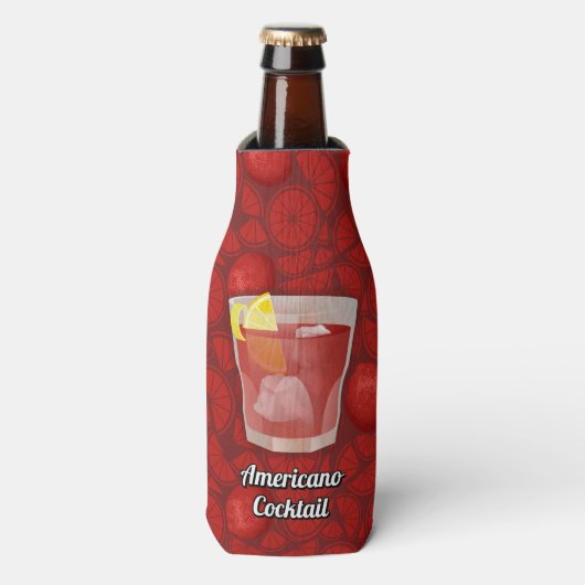 Americano-Cocktail Flaschenkühler (Flaschenvorderseite)