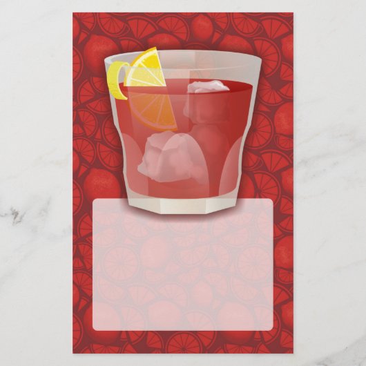 Americano-Cocktail Flyer (Hinten)