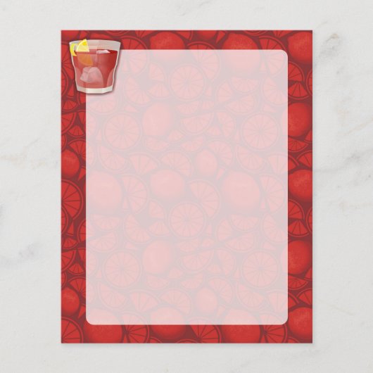 Americano-Cocktail Flyer (Vorne)