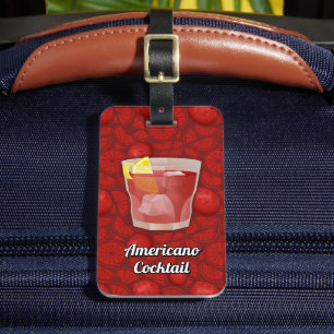 Americano-Cocktail Gepäckanhänger