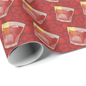 Americano-Cocktail Geschenkpapier (Rolleneckpunkt)