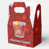 Americano-Cocktail Geschenkschachtel (Geöffnet)