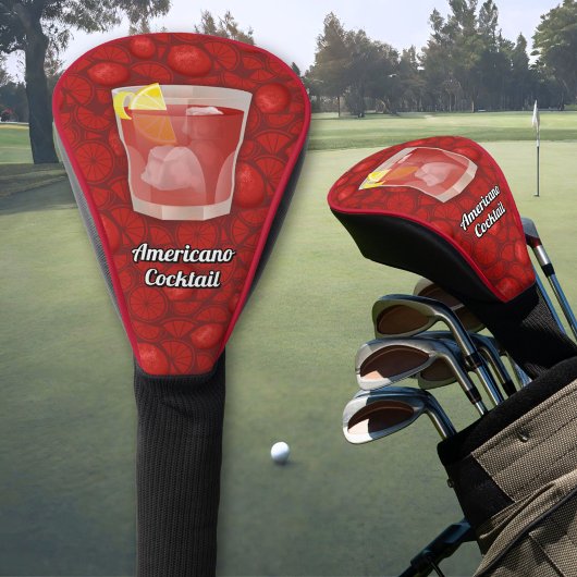 Americano Cocktail Golf Headcover