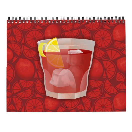 Americano-Cocktail Kalender (Rückseite)