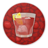Americano-Cocktail Keramikknauf (Vorderseite)