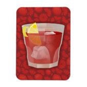 Americano-Cocktail Magnet (Vertikal)