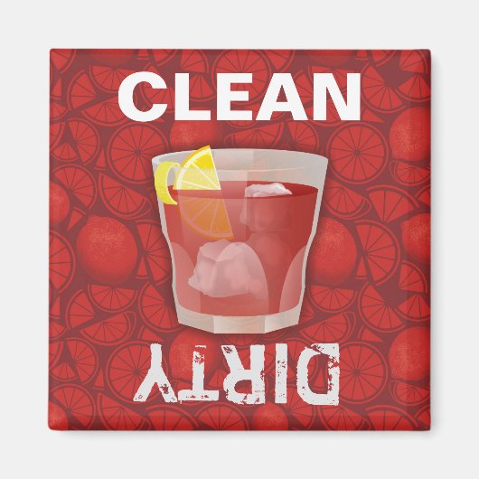 Americano-Cocktail Magnet (Vorne)