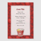 Americano Cocktail Magnetische Einladung (Vorderseite)