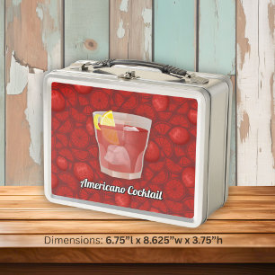 Americano Cocktail Metall Brotdose