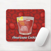 Americano-Cocktail Mousepad (Mit Mouse)