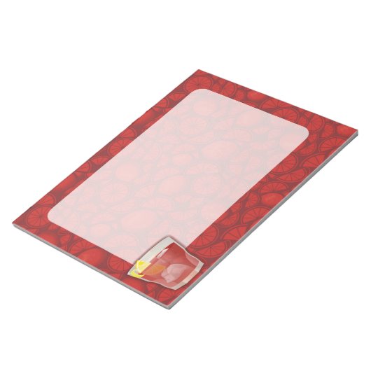 Americano-Cocktail Notizblock (angewinkelt)