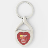 Americano-Cocktail Schlüsselanhänger (Vorderseite)