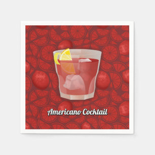 Americano-Cocktail Serviette