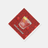 Americano-Cocktail Serviette (Ecke)