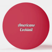Americano-Cocktail Tischtennisball (Rückseite)