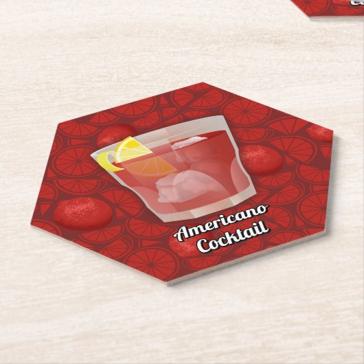 Americano Cocktail Untersetzer (angewinkelt)