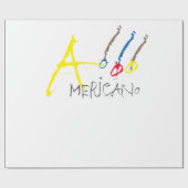 Americano Geschenkpapier (Flach)