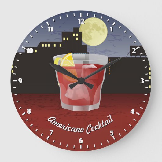 Americano Große Wanduhr (Vorderseite)