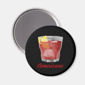 Americano Magnet (Vorderseite/Rückseite)