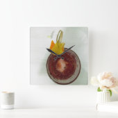 Americano Quadratische Wanduhr (Zuhause)