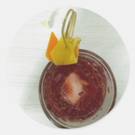 Americano Runder Aufkleber