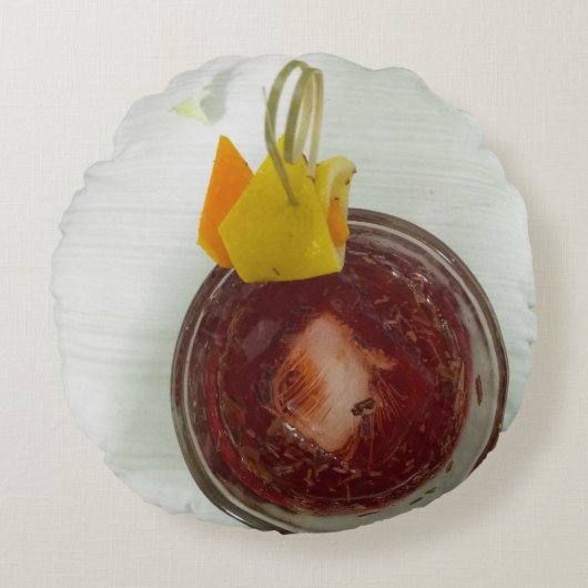 Americano Rundes Kissen (Vorderseite)